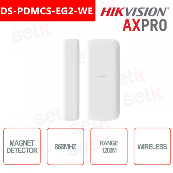 wireless slim magnet detector hikvision